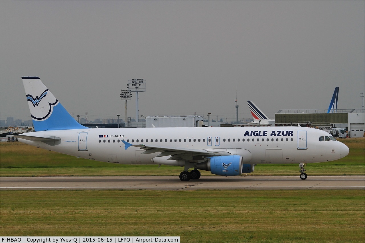 F-HBAO, 2011 Airbus A320-214 C/N 4589, Airbus A320-214, Take off run rwy 08, Paris-Orly Airport (LFPO-ORY)