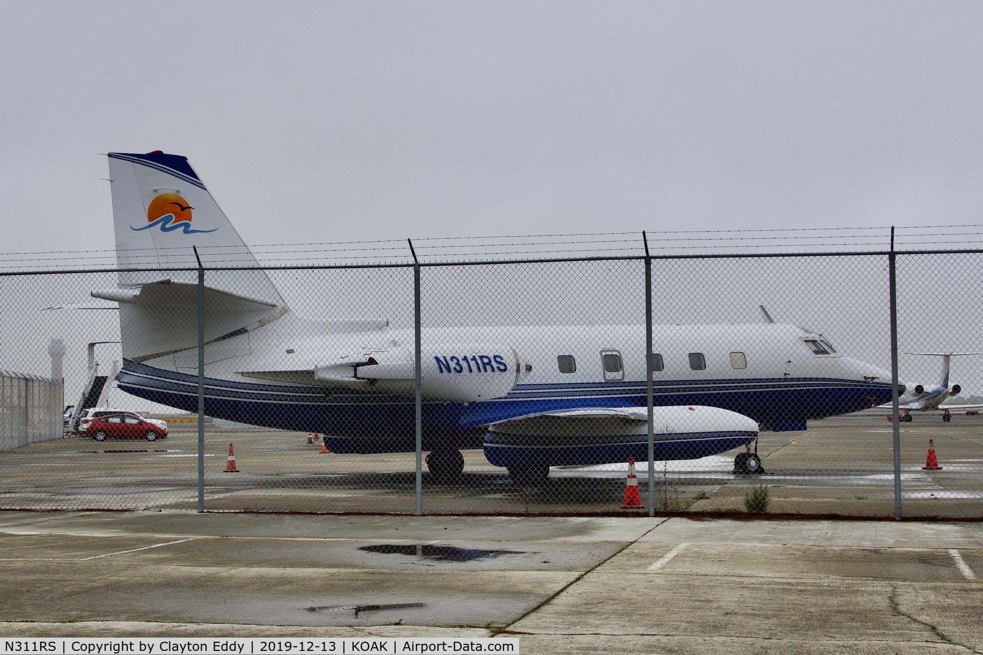 N311RS, 1977 Lockheed L-1329-25 JetStar II C/N 5222, Oakland Airport California 2019.