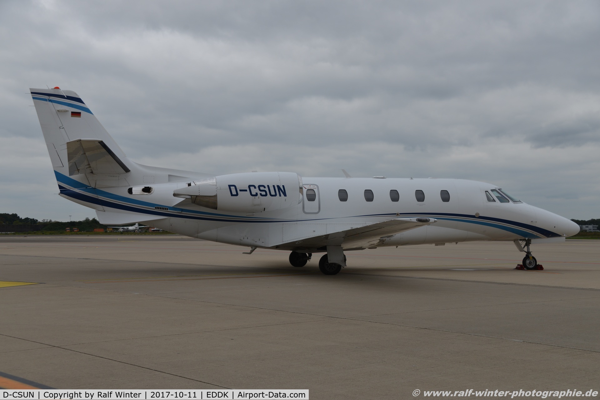 D-CSUN, 2012 Cessna 560 Citation XLS+ C/N 560-6102, Cessna 560XL Citation XLS+ - AHO Air Hamburg Private Jets - 560-6102 - D-CSUN - 11.10.2017 - CGN