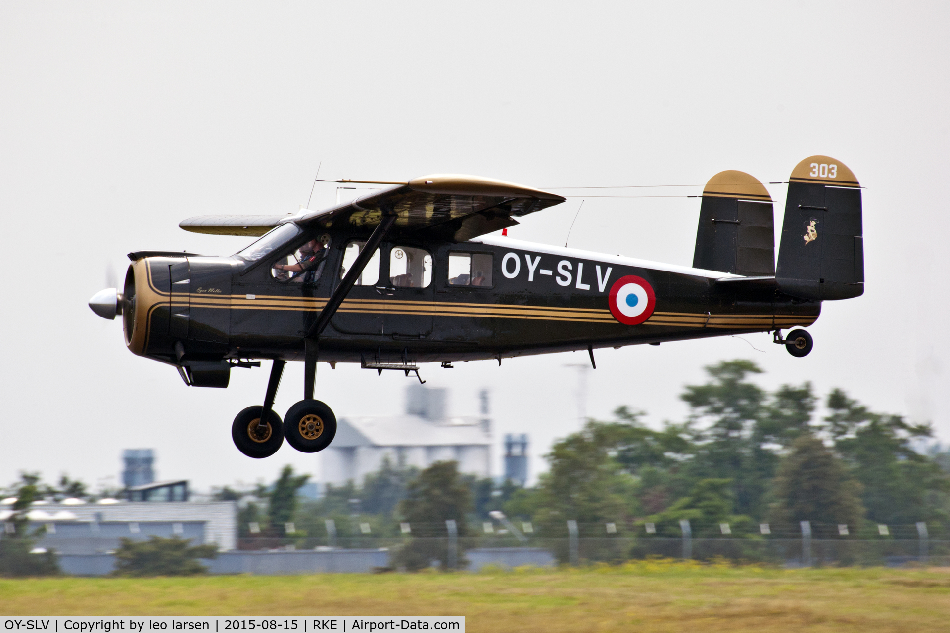 OY-SLV, 1961 Max Holste MH-1521M Broussard C/N 303, Roskilde Air Show 15.8.2015