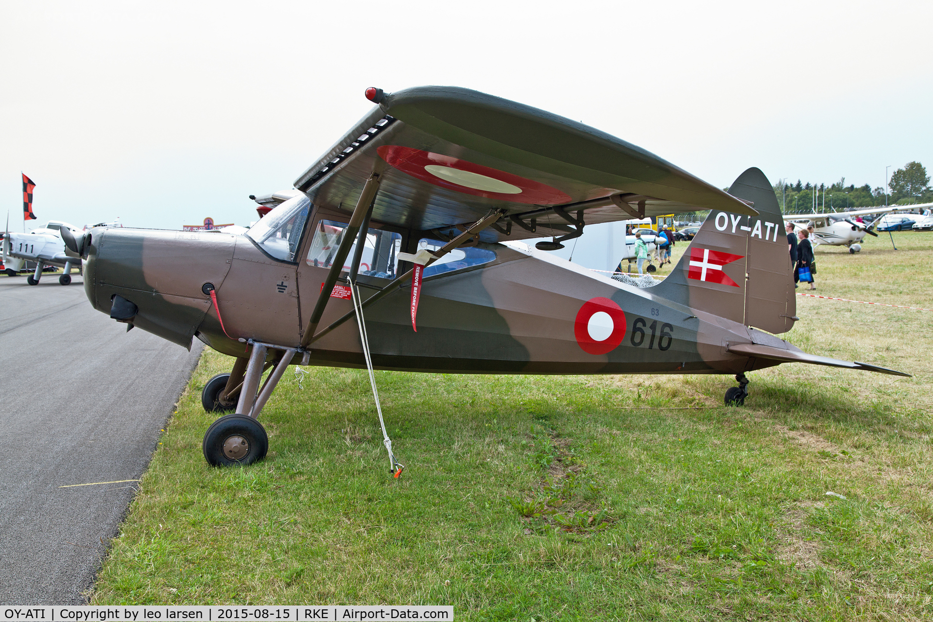 OY-ATI, 1948 SAI KZ VII Laerke C/N 178, Roskilde Air Show 15.8.2015