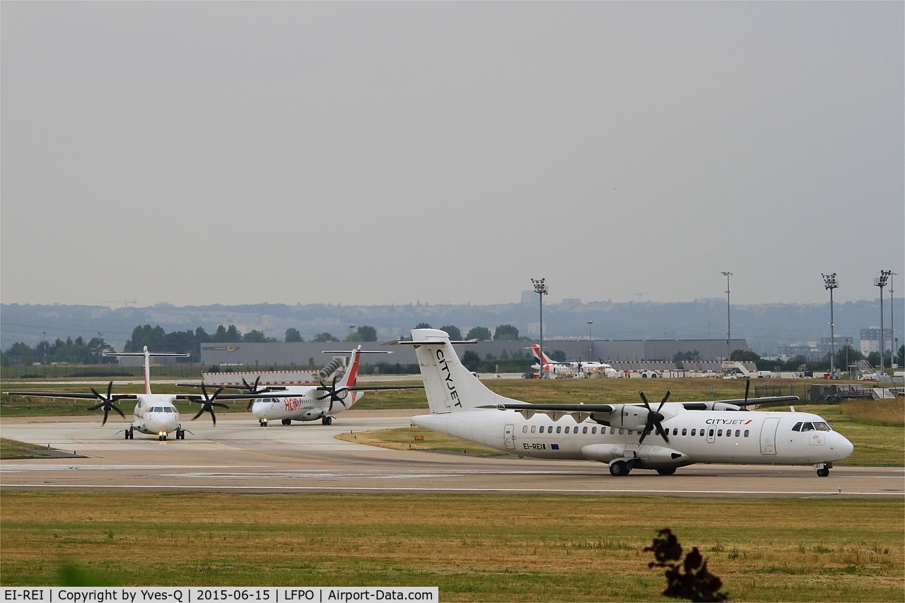 EI-REI, 1991 ATR 72-201 C/N 267, ATR 72-201, Ready to take off run rwy 08, Paris-Orly airport (LFPO-ORY)