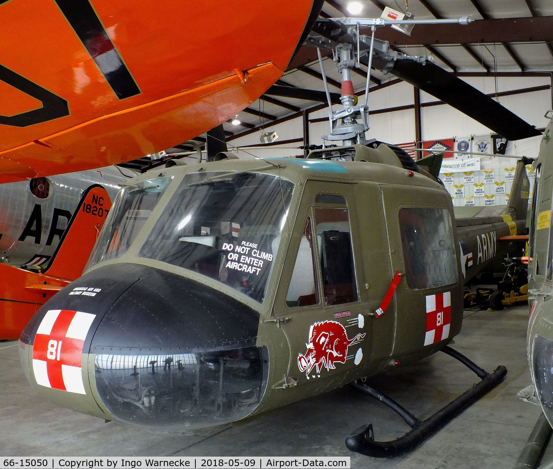 66-15050, Bell UH-1C C/N 1778, Bell UH-1C / QUH-1M Iroquois at the Arkansas Air & Military Museum, Fayetteville AR