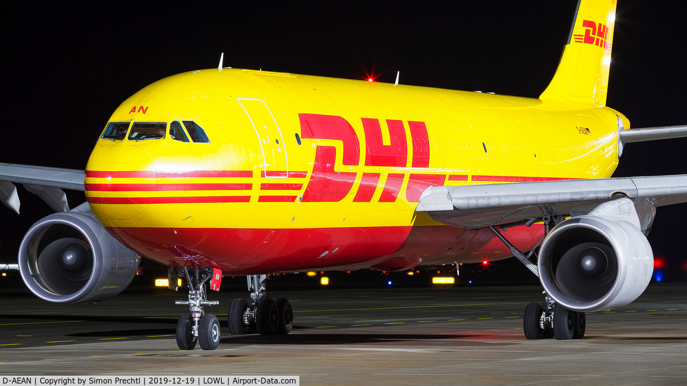 D-AEAN, 1993 Airbus A300B4-622R(F) C/N 703, D-AEAN @ Linz Airport