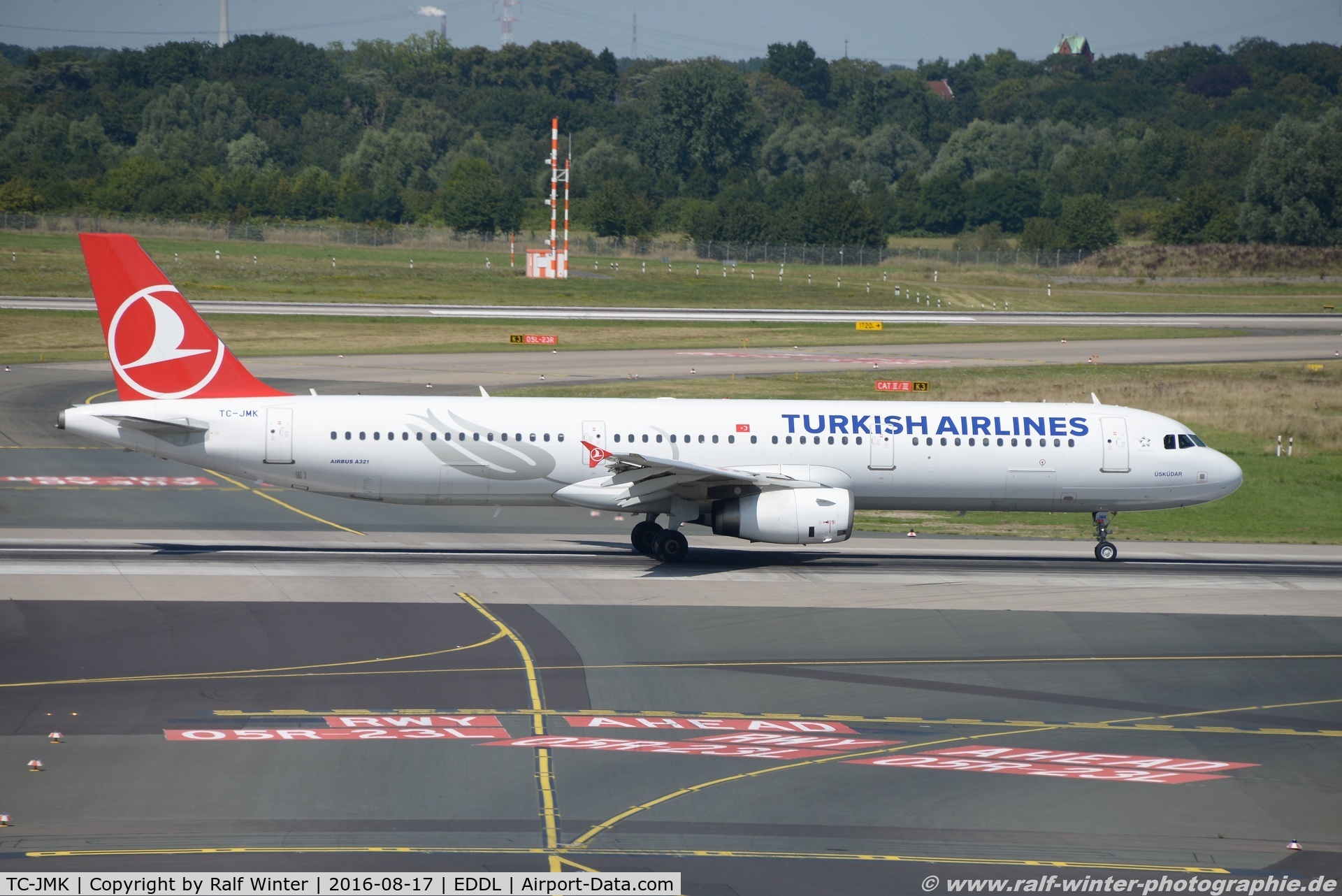 TC-JMK, 2008 Airbus A321-232 C/N 3738, Airbus A321-232 - TK THY Turkish Airlines 'Uskudar' - 3738 - TC-JMK - 17.08.2016 - DUS
