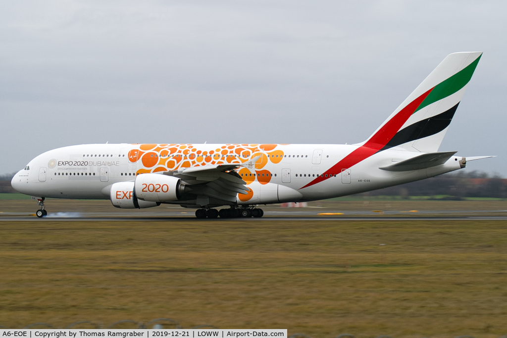 A6-EOE, 2014 Airbus A380-861 C/N 169, Emirates Airbus A380