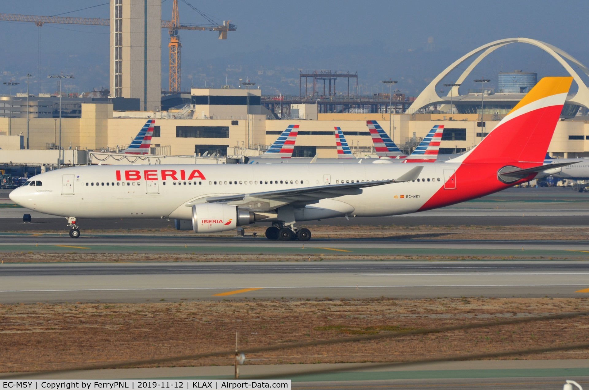 EC-MSY, 2017 Airbus A330-202 C/N 1835, Iberia A332 arrived in LAX