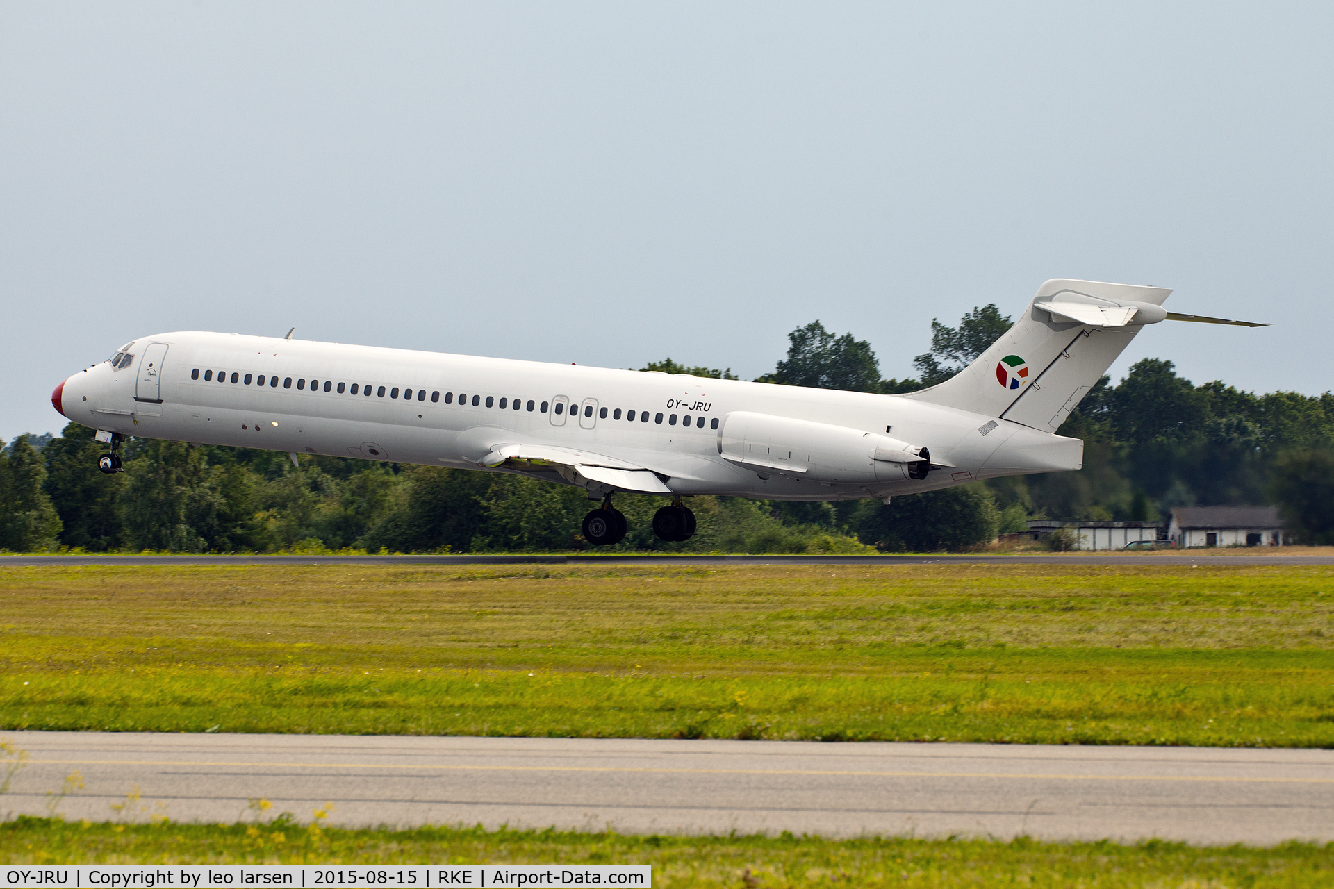OY-JRU, 1987 McDonnell Douglas MD-87 (DC-9-87) C/N 49403, Roskilde Air Show 15.8.2015