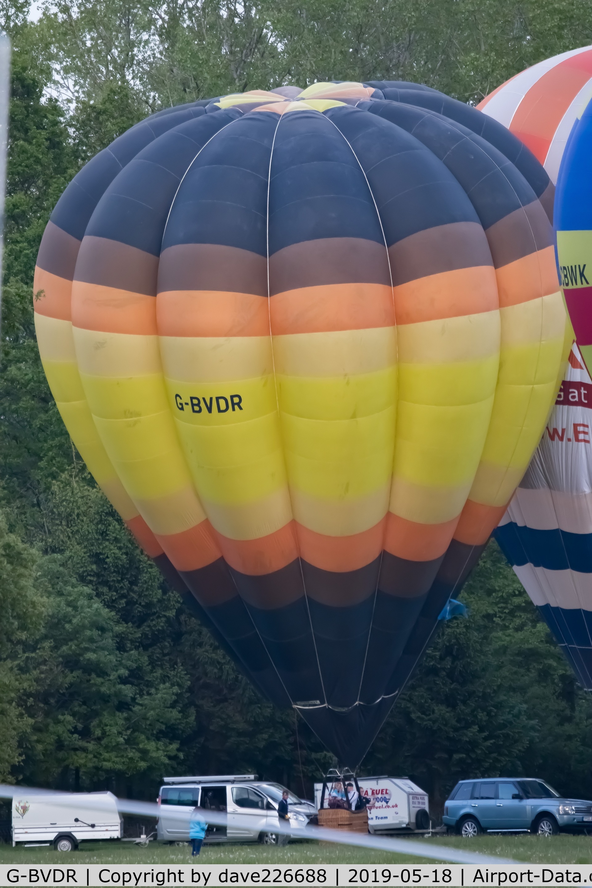 G-BVDR, 1993 Cameron Balloons O-77 C/N 2452, G BVDR at the 2019 Midlands Air Festival