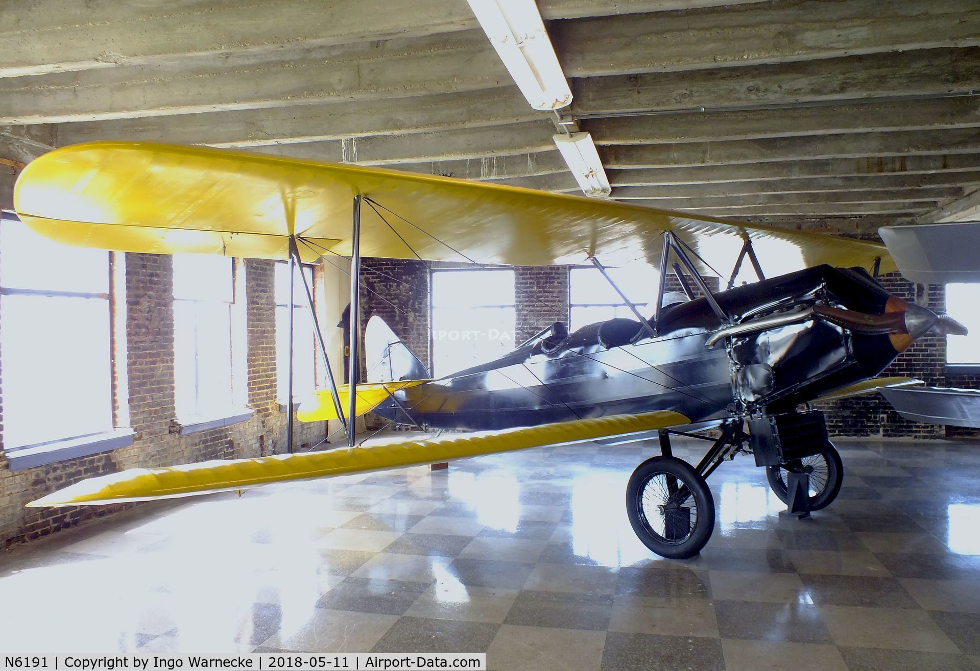 N6191, Swallow OX-5 Swallow C/N 1005, Swallow Aircraft Corp. OX-5 Swallow at the Kansas Aviation Museum, Wichita KS