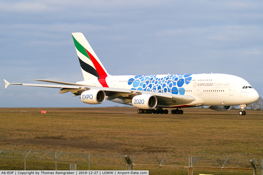 A6-EOF, 2014 Airbus A380-861 C/N 171, Emirates Airbus A380