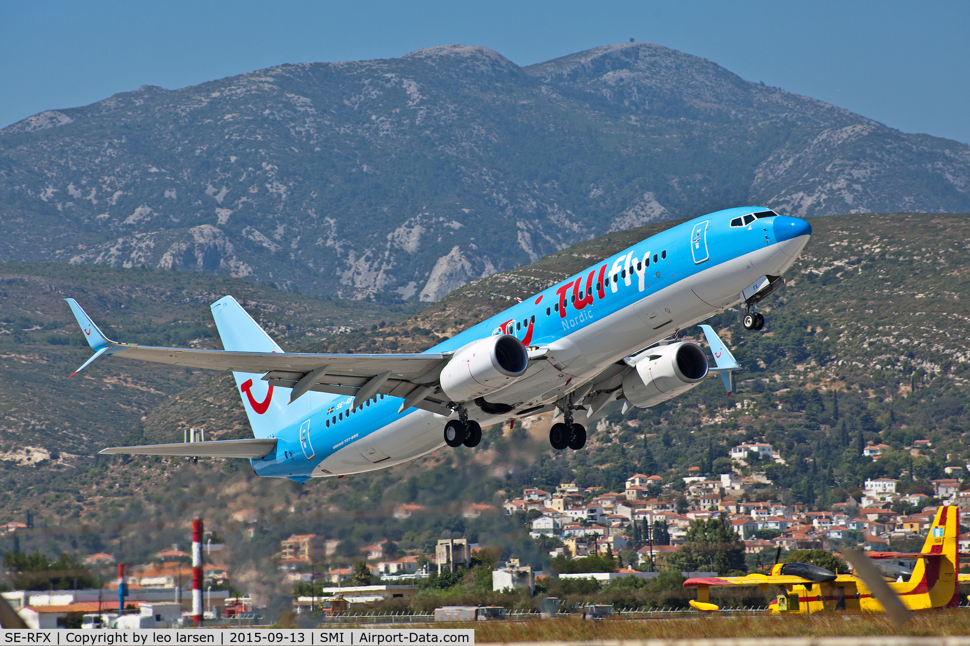 SE-RFX, 2012 Boeing 737-8K5 C/N 37246, Samos 13.9.2015