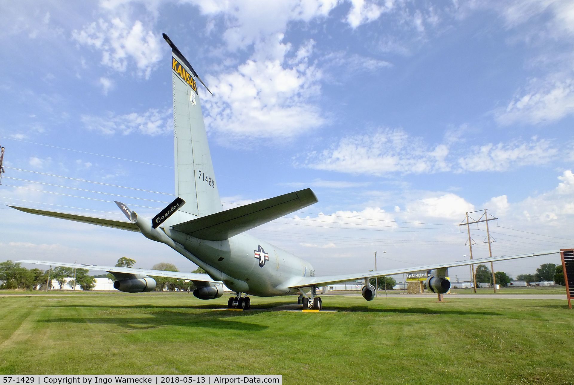 57-1429, 1957 Boeing KC-135E Stratotanker C/N 17500, Boeing KC-135E Stratotanker at the Museum of the Kansas National Guard, Topeka KS