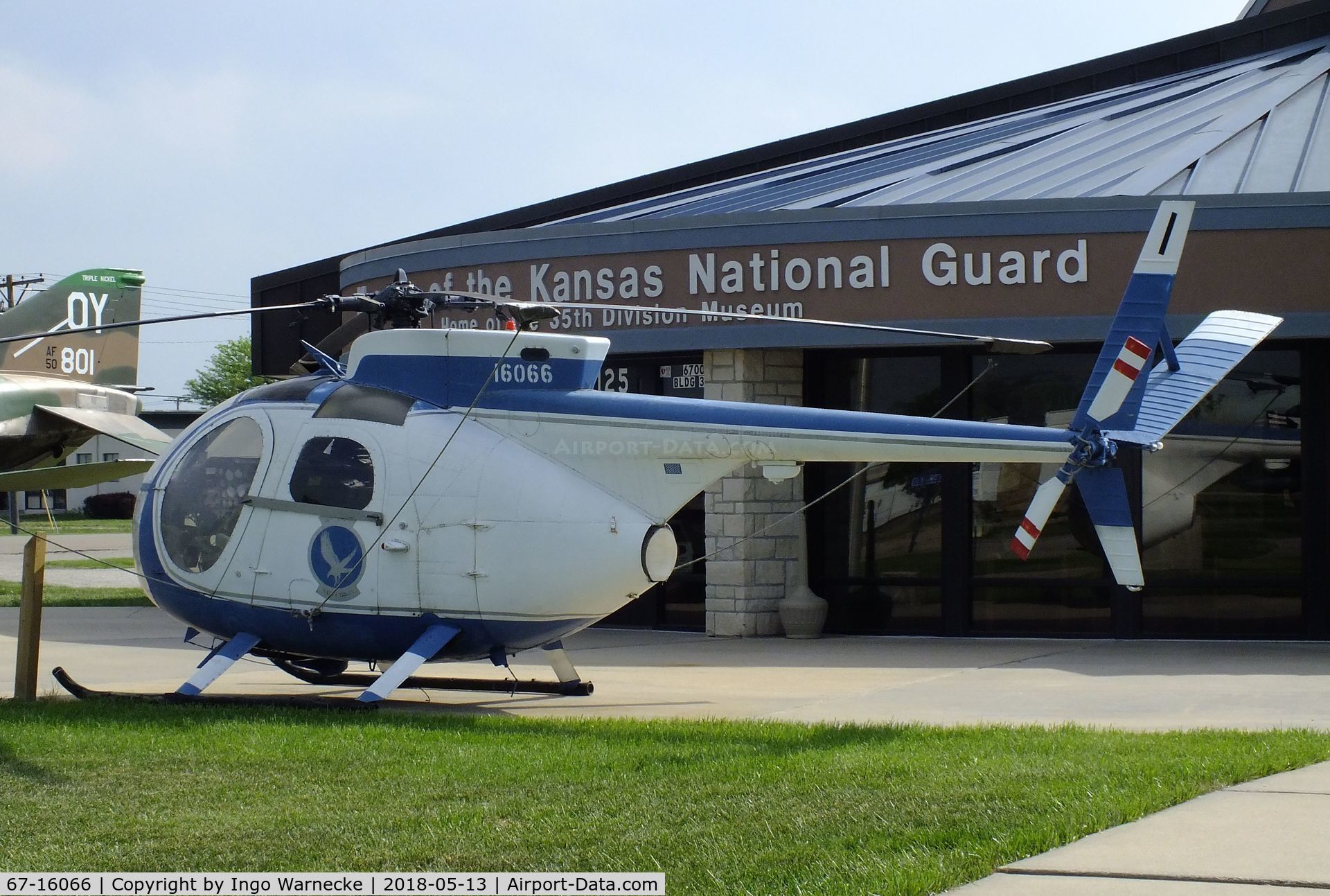 67-16066, 1967 Hughes OH-6A Cayuse C/N 0451, Hughes OH-6A Cayuse at the Museum of the Kansas National Guard, Topeka KS
