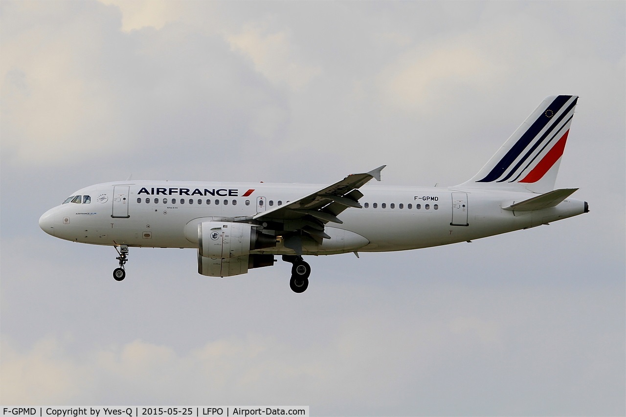 F-GPMD, 1993 Airbus A319-113 C/N 618, Airbus A319-113, On final rwy 26, Paris-Orly airport (LFPO-ORY)