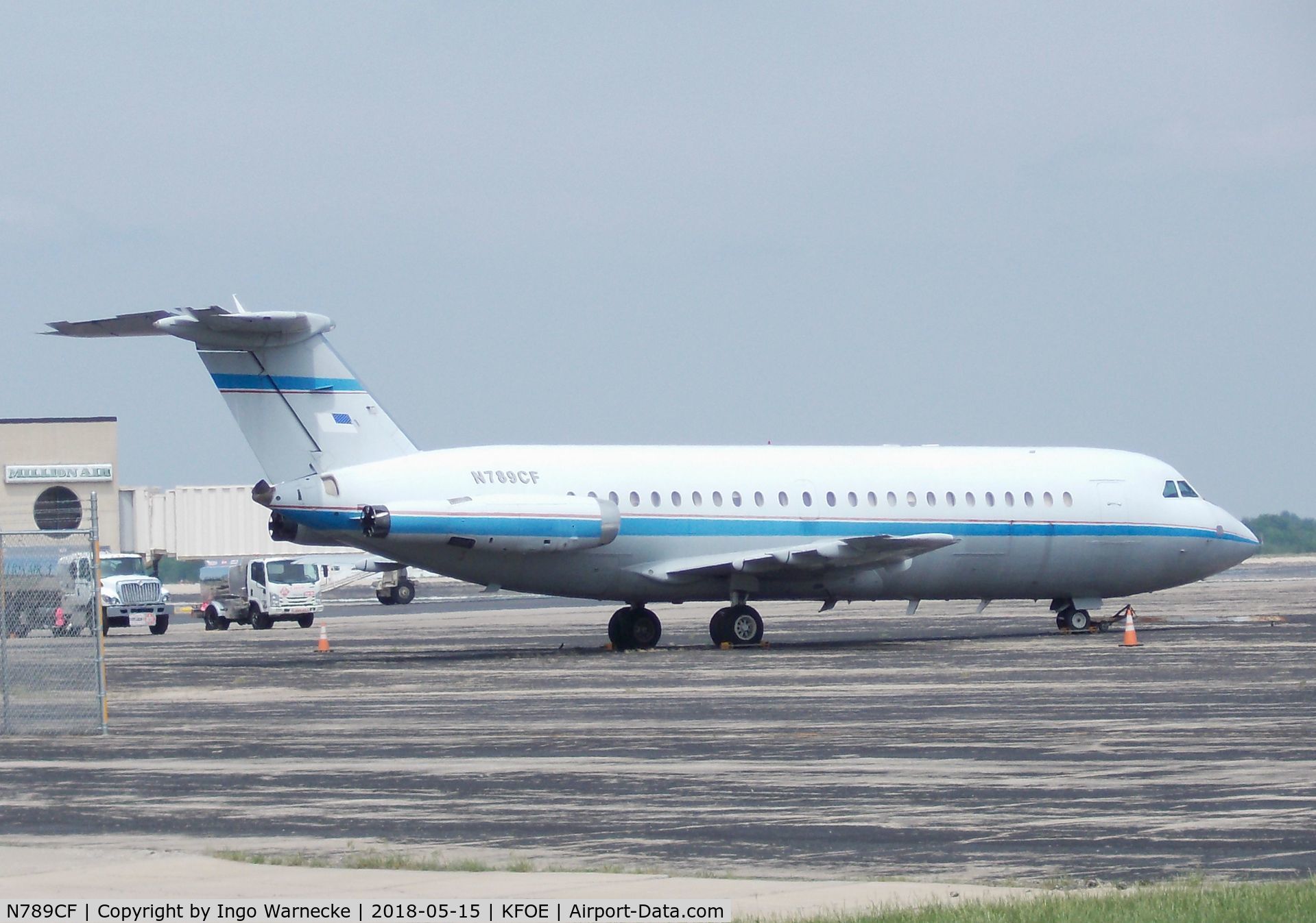 N789CF, 1967 BAC 111-422EQ One-Eleven C/N BAC.119, BAC 1-11-422EQ at Topeka Regional Airport / Forbes Field, Topeka KS