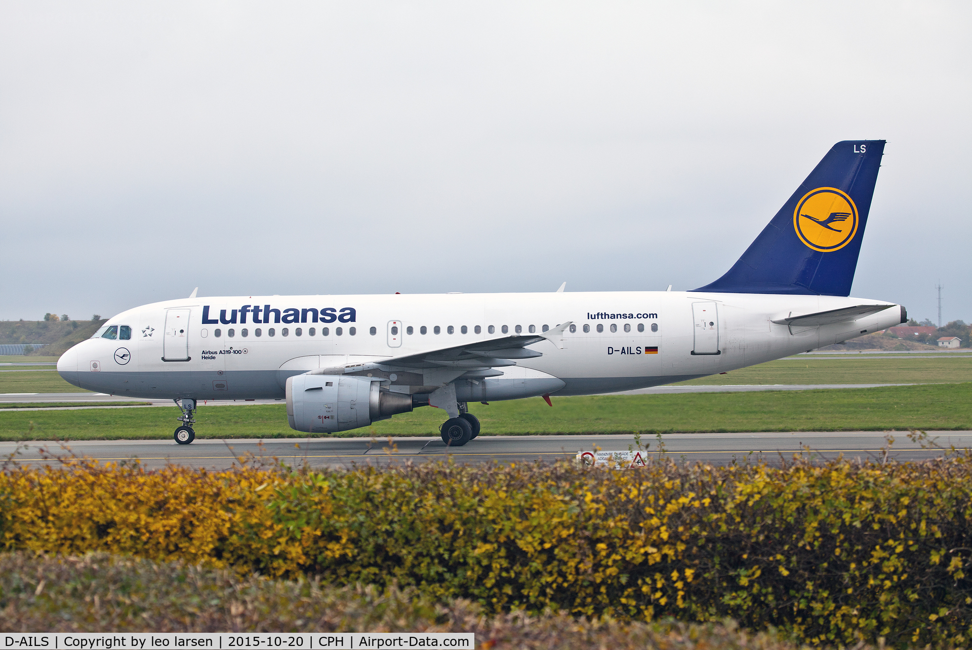 D-AILS, 1997 Airbus A319-114 C/N 729, Copenhagen 20.10.2015