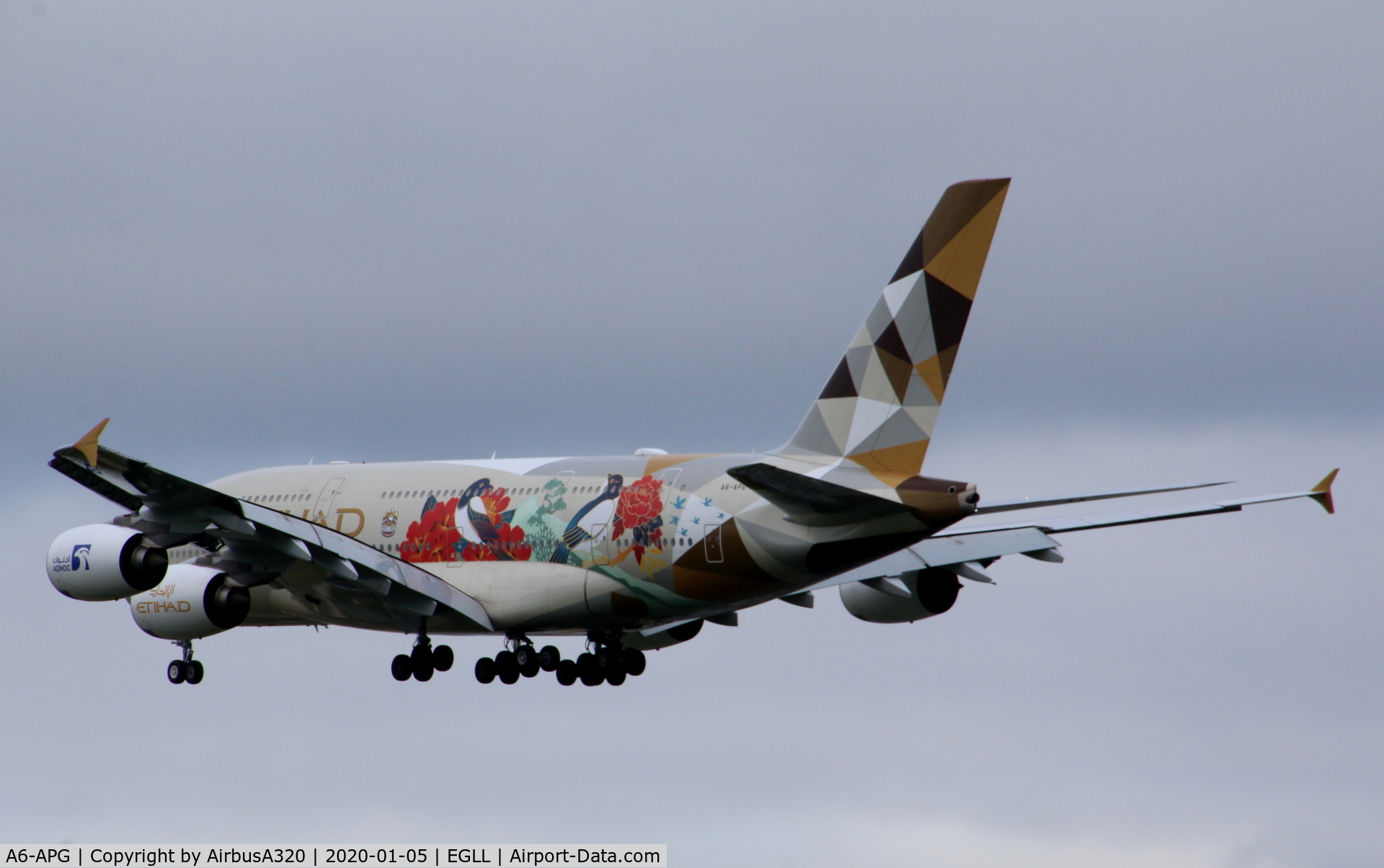 A6-APG, 2015 Airbus A380-861 C/N 198, Visit South Korea livery