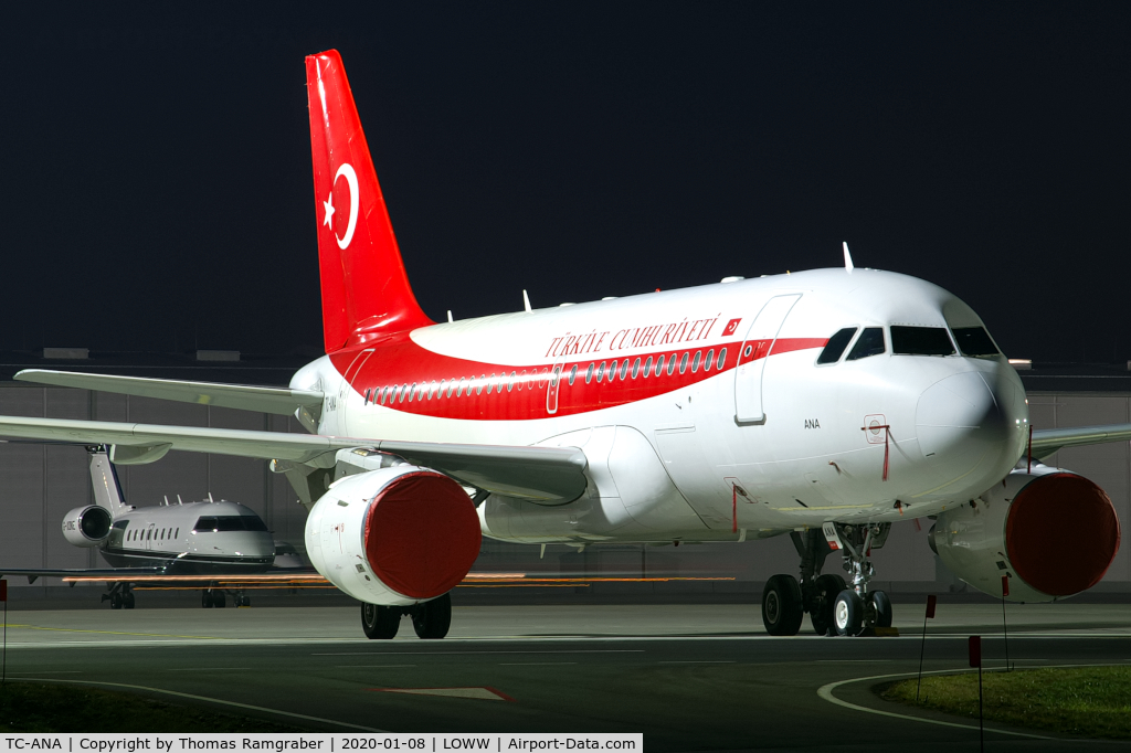TC-ANA, 2000 Airbus ACJ319 (A319-115/CJ) C/N 1002, Turkey - Government Airbus A319CJ