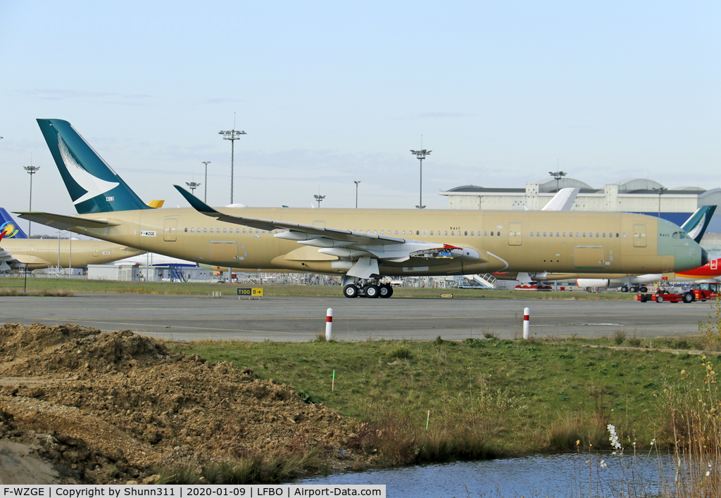 F-WZGE, 2020 Airbus A350-941 C/N 0413, C/n 0413 - For Cathay Pacific Airways