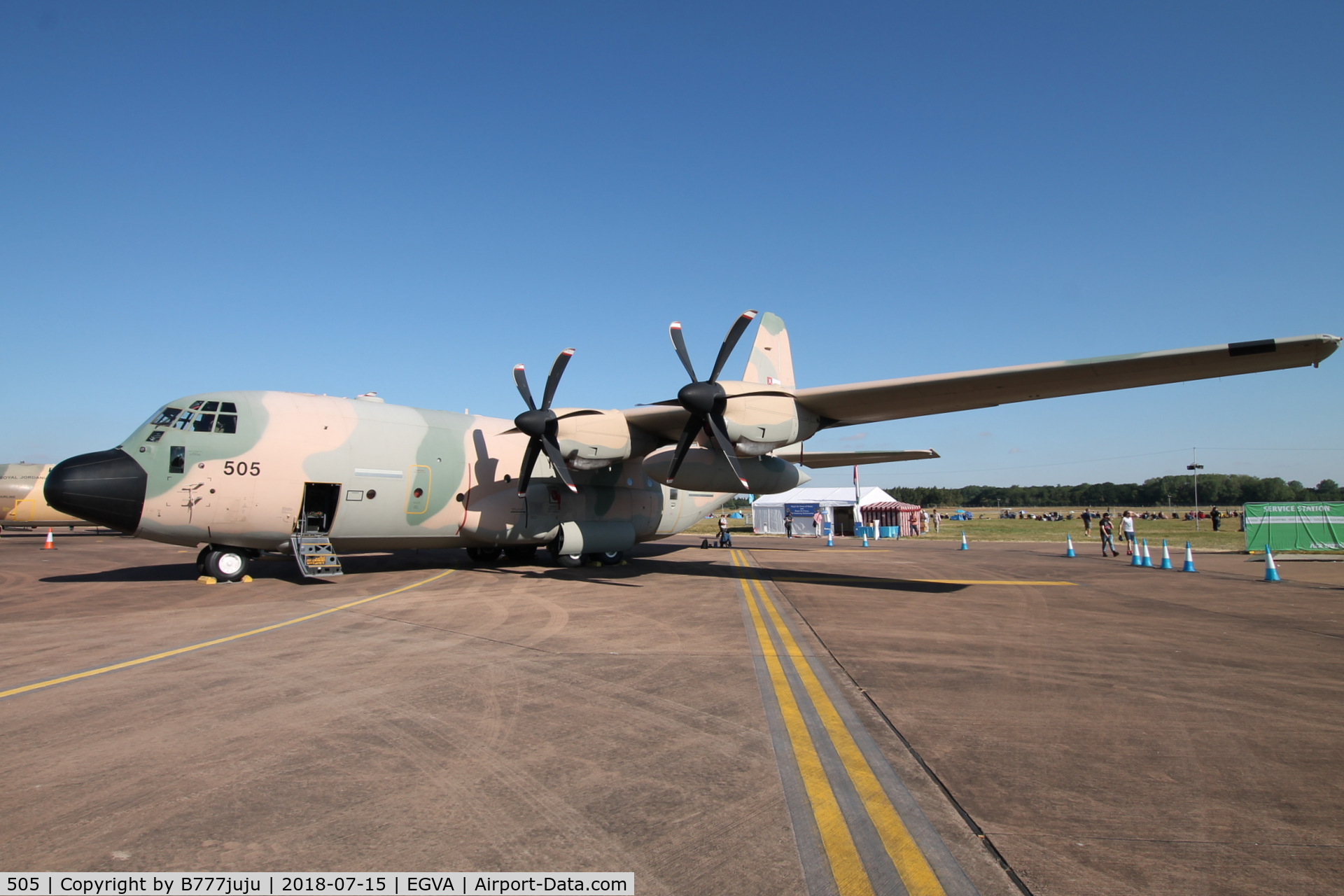 505, 2013 Lockheed Martin C-130J C/N 382-5739, at TATOO 2018