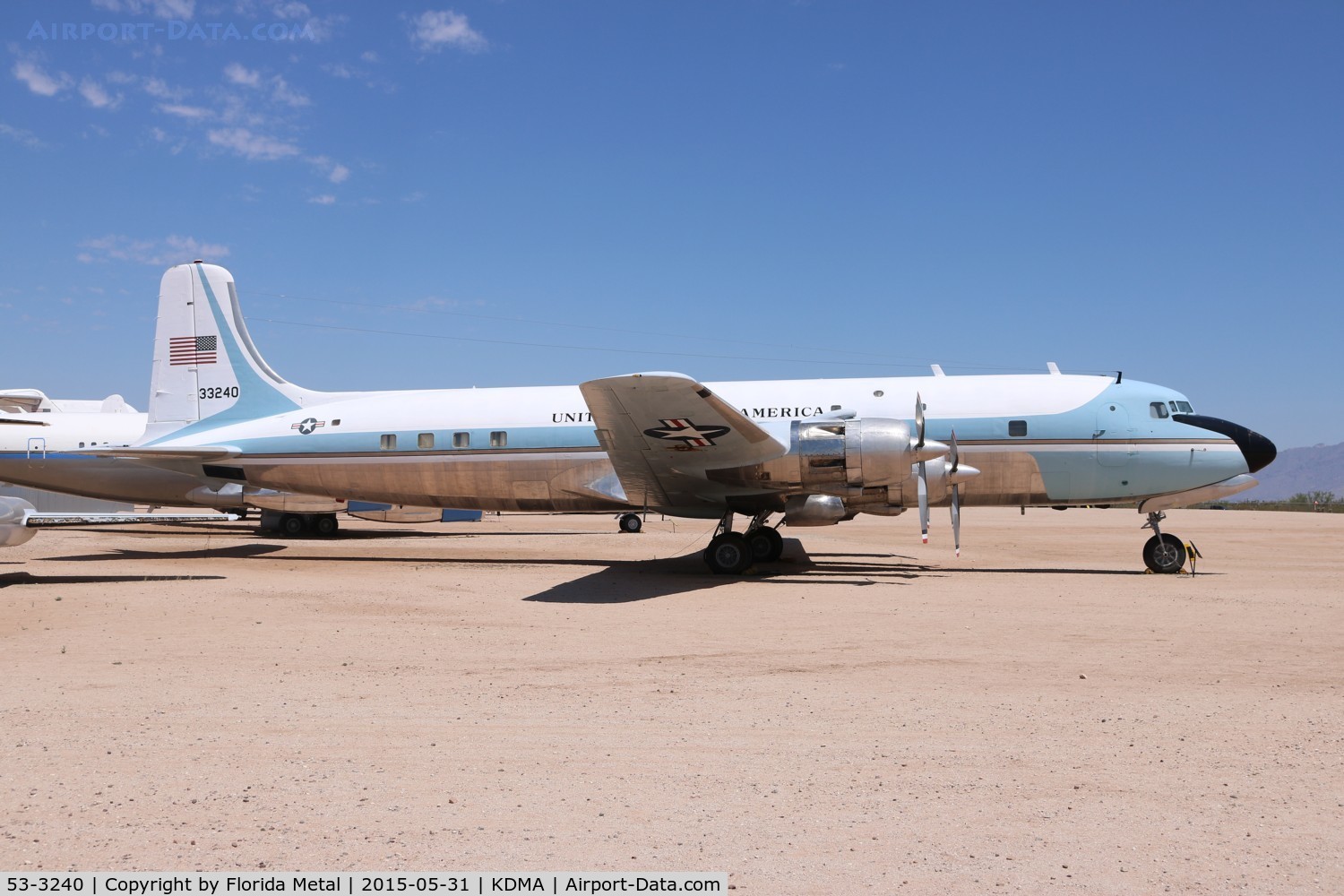 53-3240, 1954 Douglas VC-118A Liftmaster C/N 44611, PIMA 2015