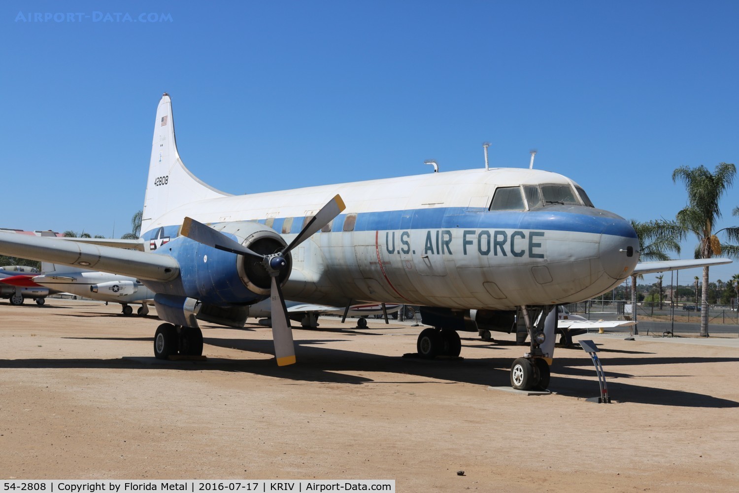 54-2808, 1954 Convair VC-131D (CV340) C/N 204, March AFB