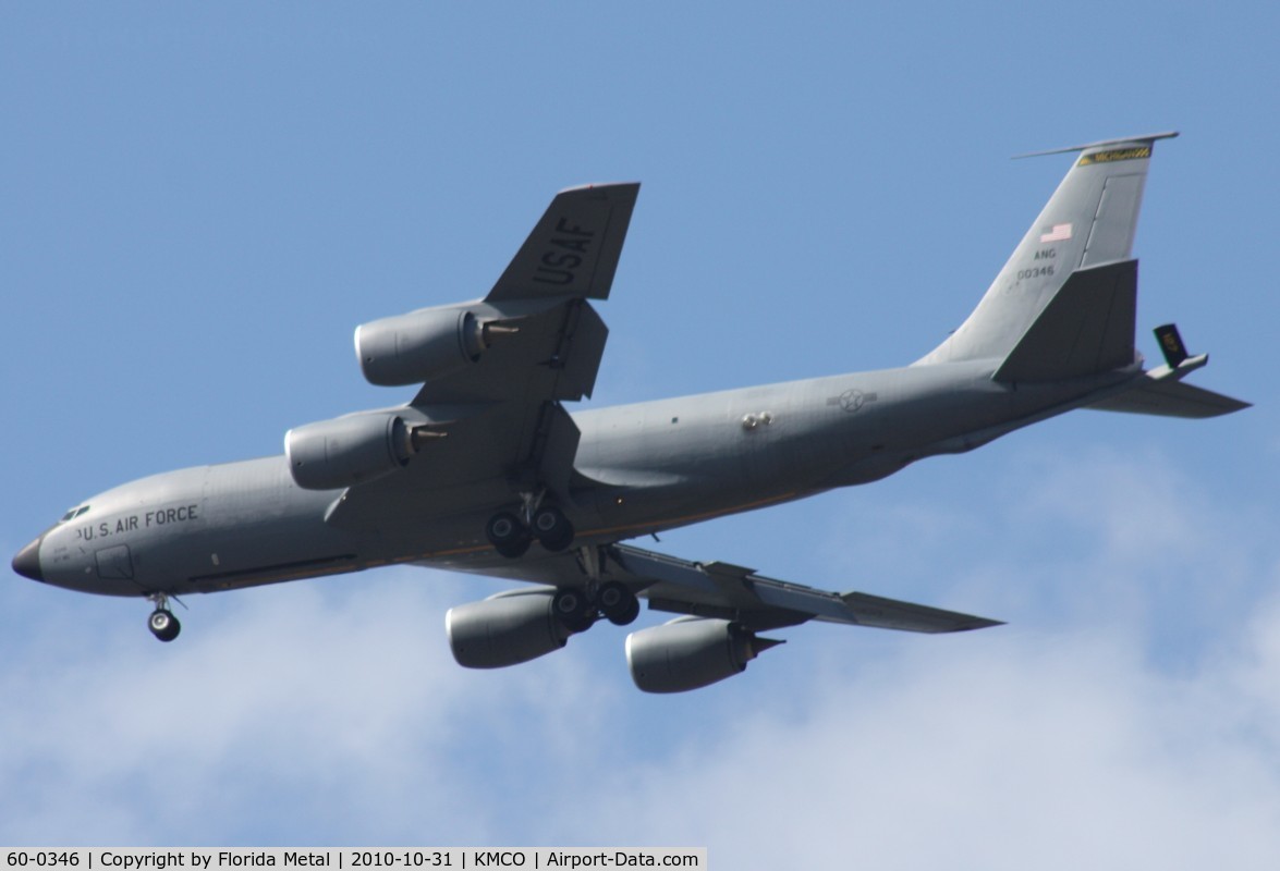 60-0346, 1960 Boeing KC-135R Stratotanker C/N 18121, Airlift and Tanker 2010