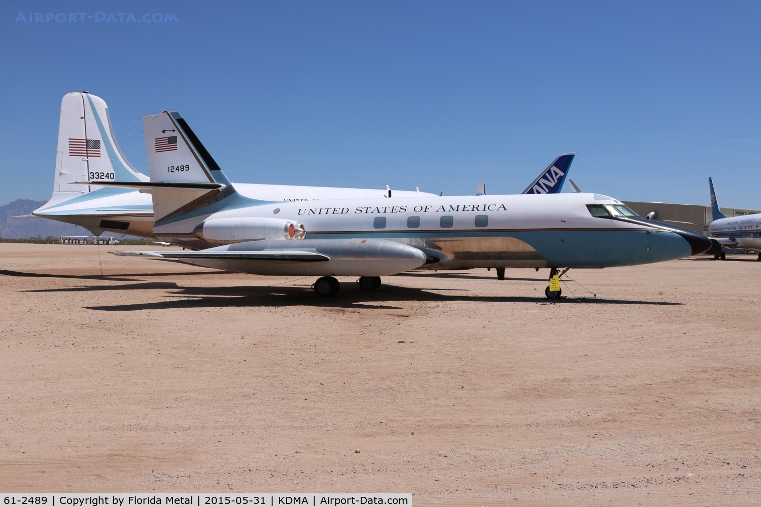 61-2489, 1961 Lockheed VC-140B-LM Jetstar C/N 1329-5022, PIMA 2015