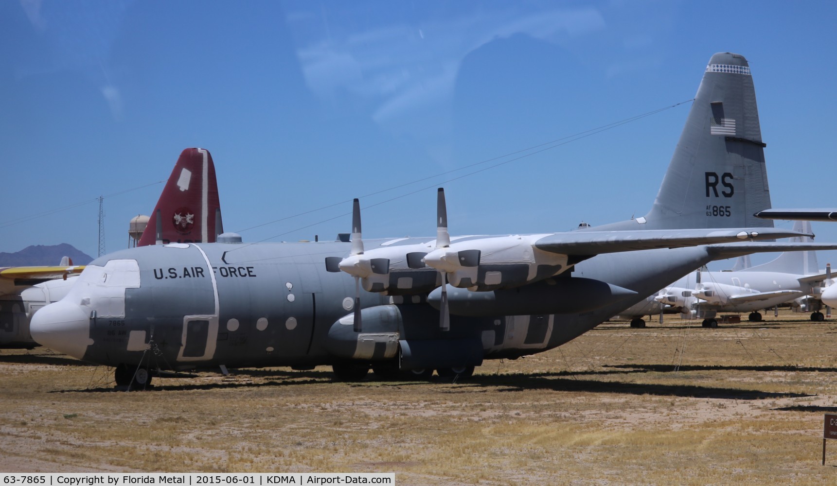 63-7865, 1963 Lockheed C-130E-LM Hercules C/N 382-3935, PIMA boneyard