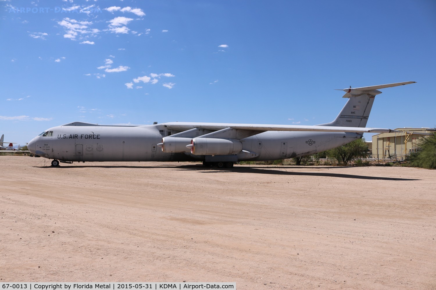 67-0013, Lockheed C-141B Starlifter C/N 300-6264, PIMA 2015