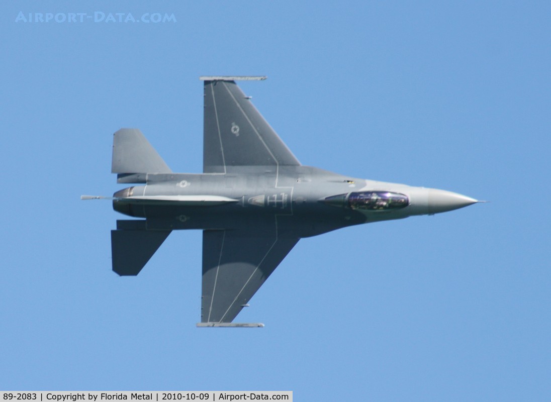 89-2083, General Dynamics F-16C Fighting Falcon C/N 1C-236, Daytona Beach 2010