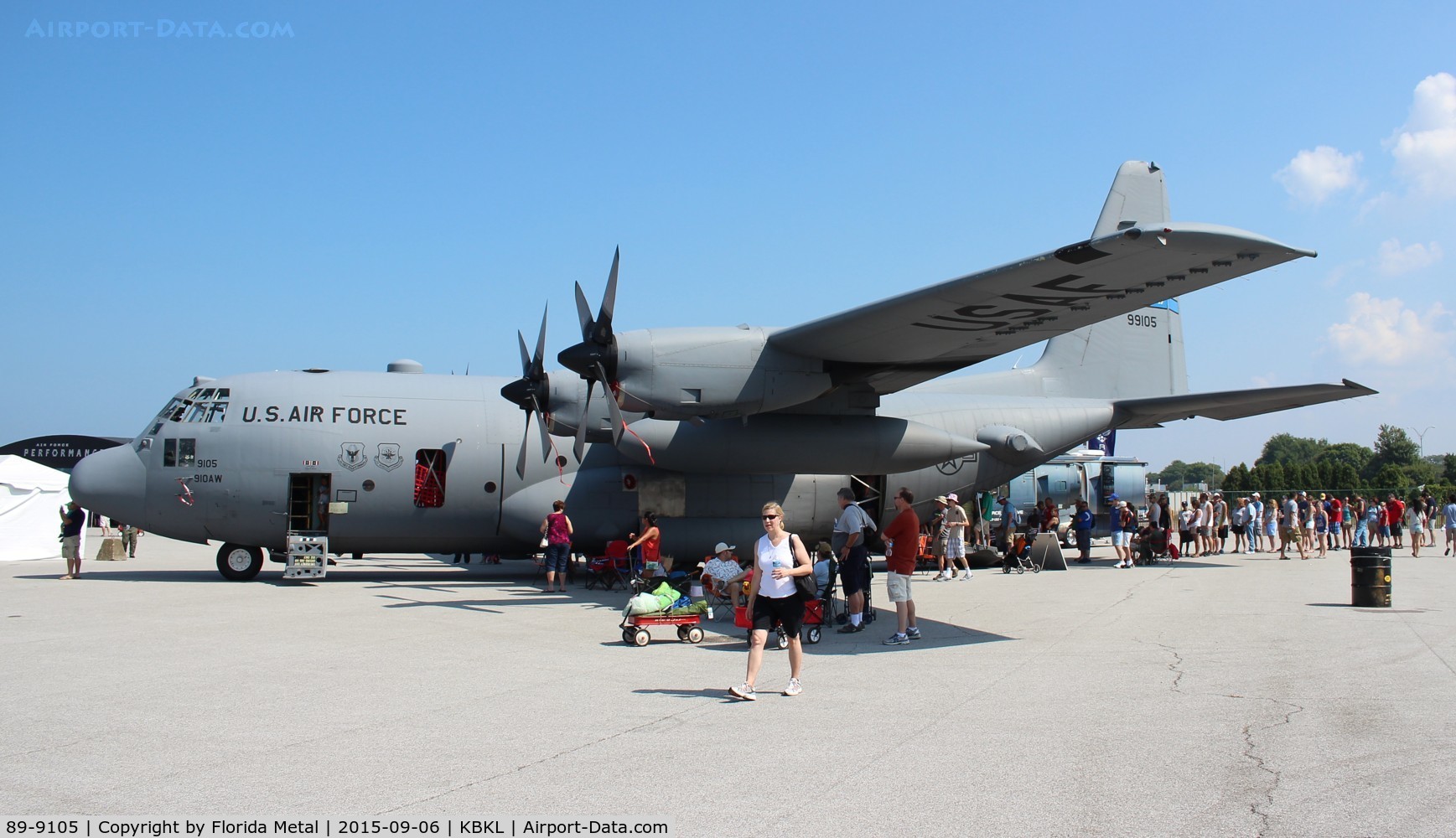 89-9105, 1989 Lockheed C-130H Hercules C/N 382-5221, Cleveland 2015