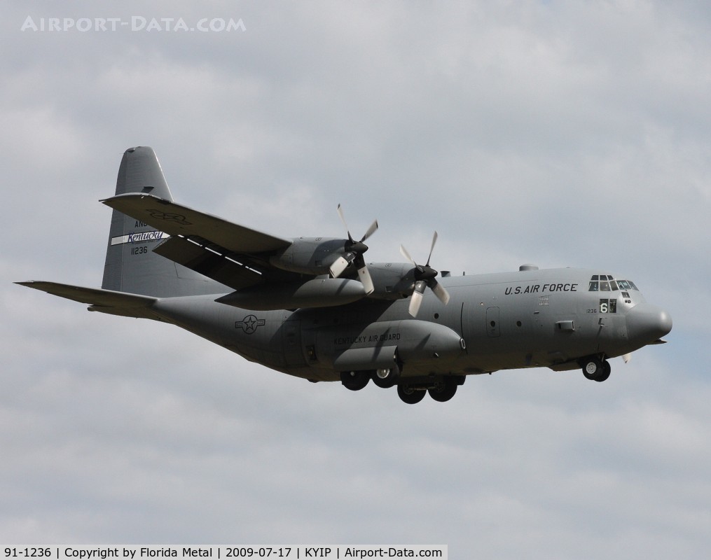 91-1236, 1991 Lockheed C-130H Hercules C/N 382-5286, TOM 2009