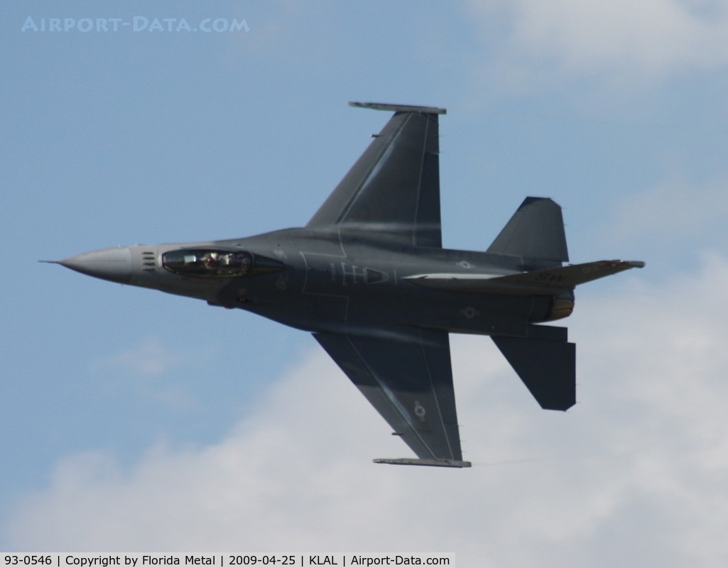 93-0546, 1993 Lockheed F-16C Fighting Falcon C/N CC-181, Sun N Fun 2009