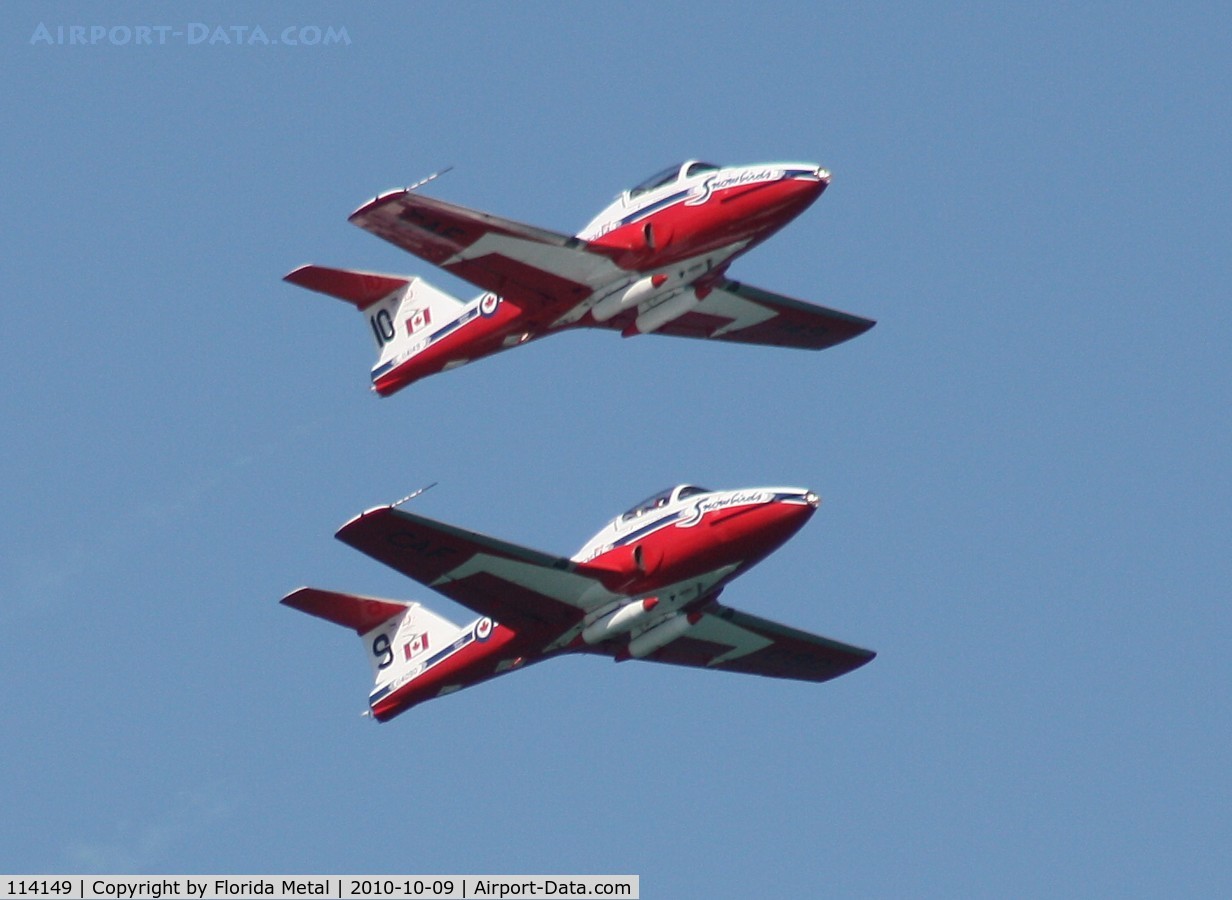 114149, Canadair CT-114 Tutor C/N 1149, Daytona Beach 2010