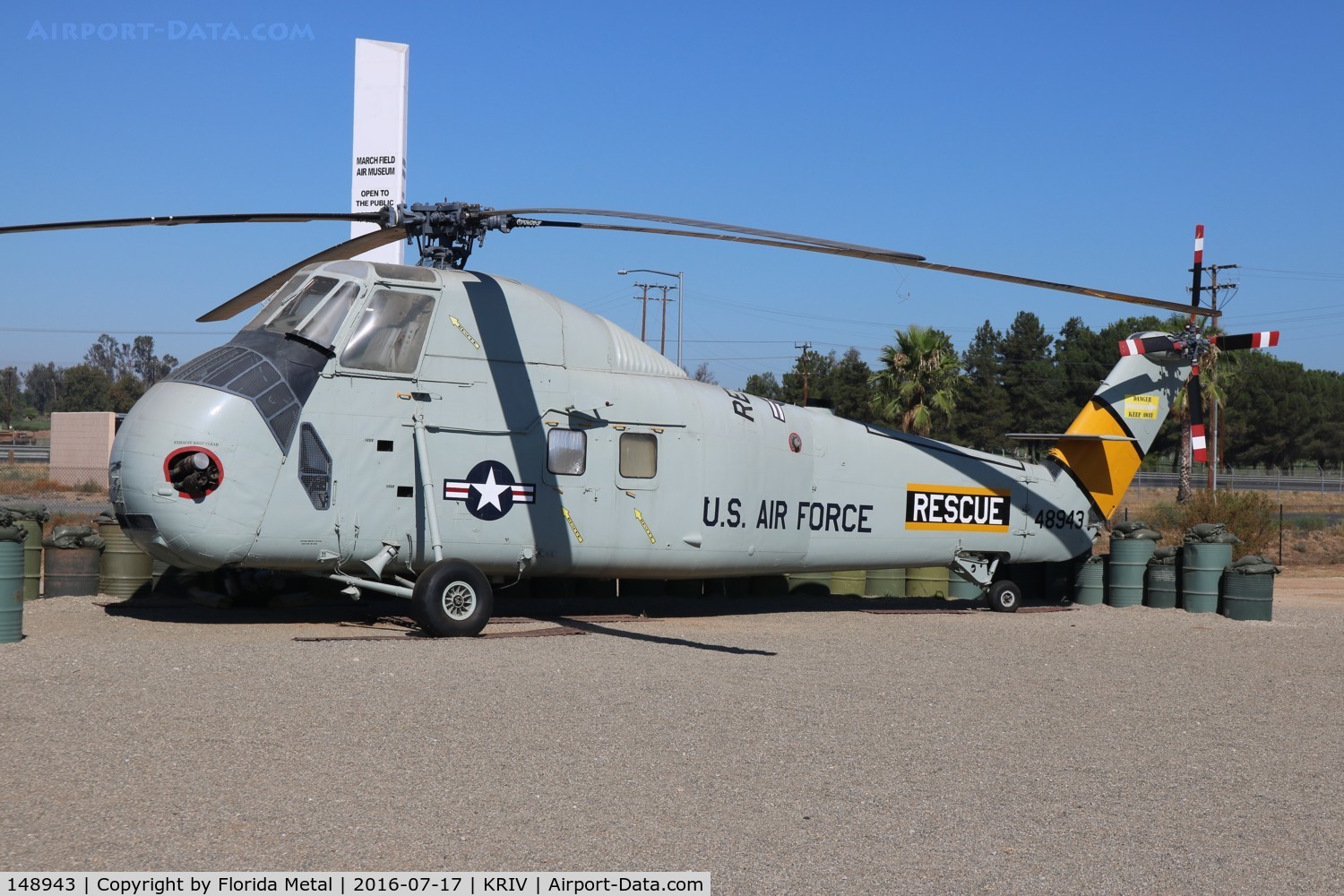 148943, 1958 Sikorsky SH-34J Seabat C/N 58-1327, March AFB