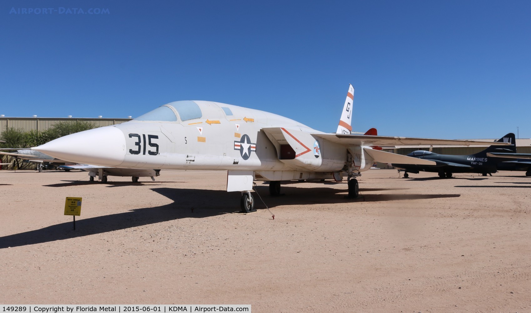 149289, 1962 North American RA-5C Vigilante C/N 269-24 (149289), PIMA 2015