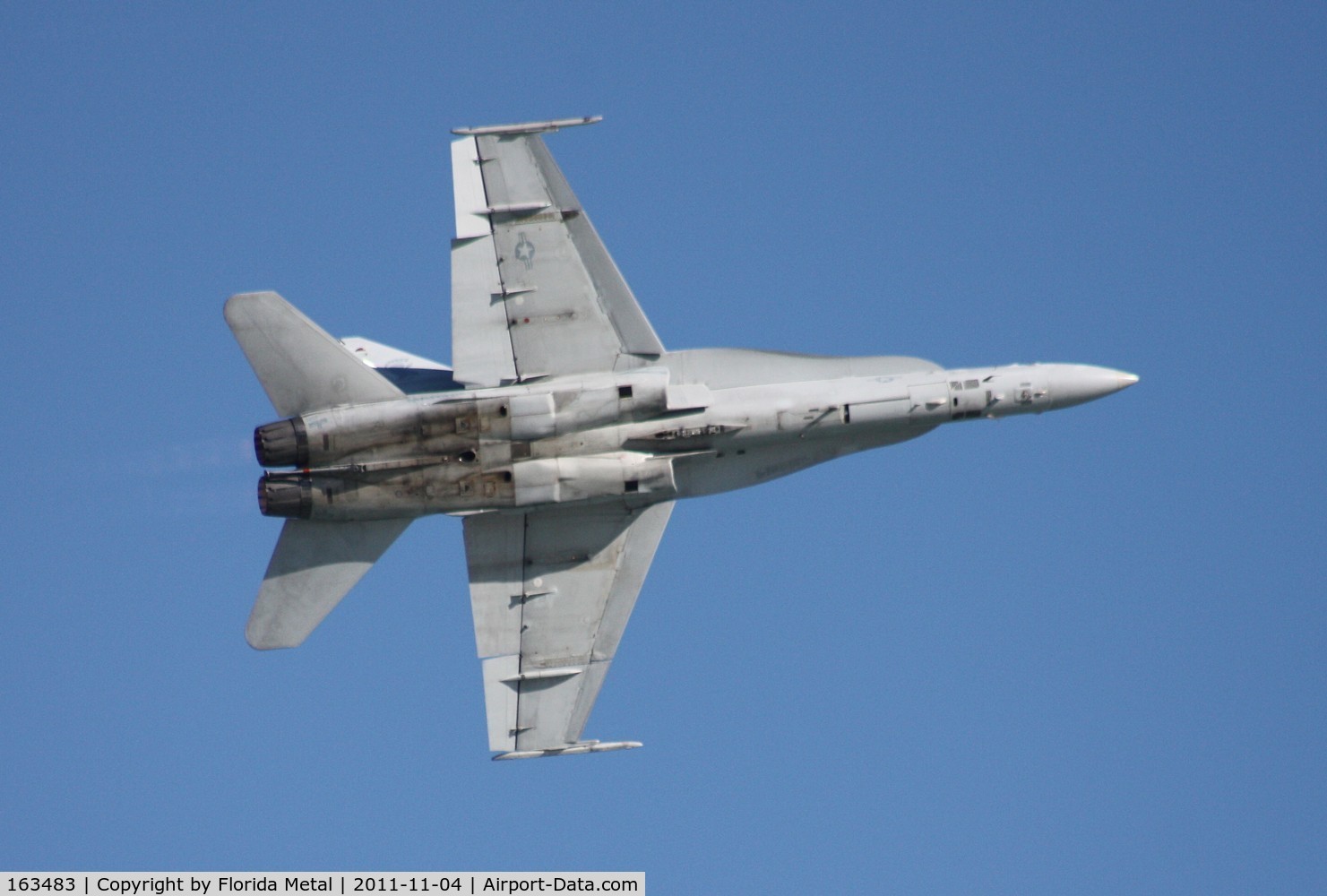 163483, 1988 McDonnell Douglas F/A-18C Hornet C/N 0714/C042, Cocoa Beach 2011