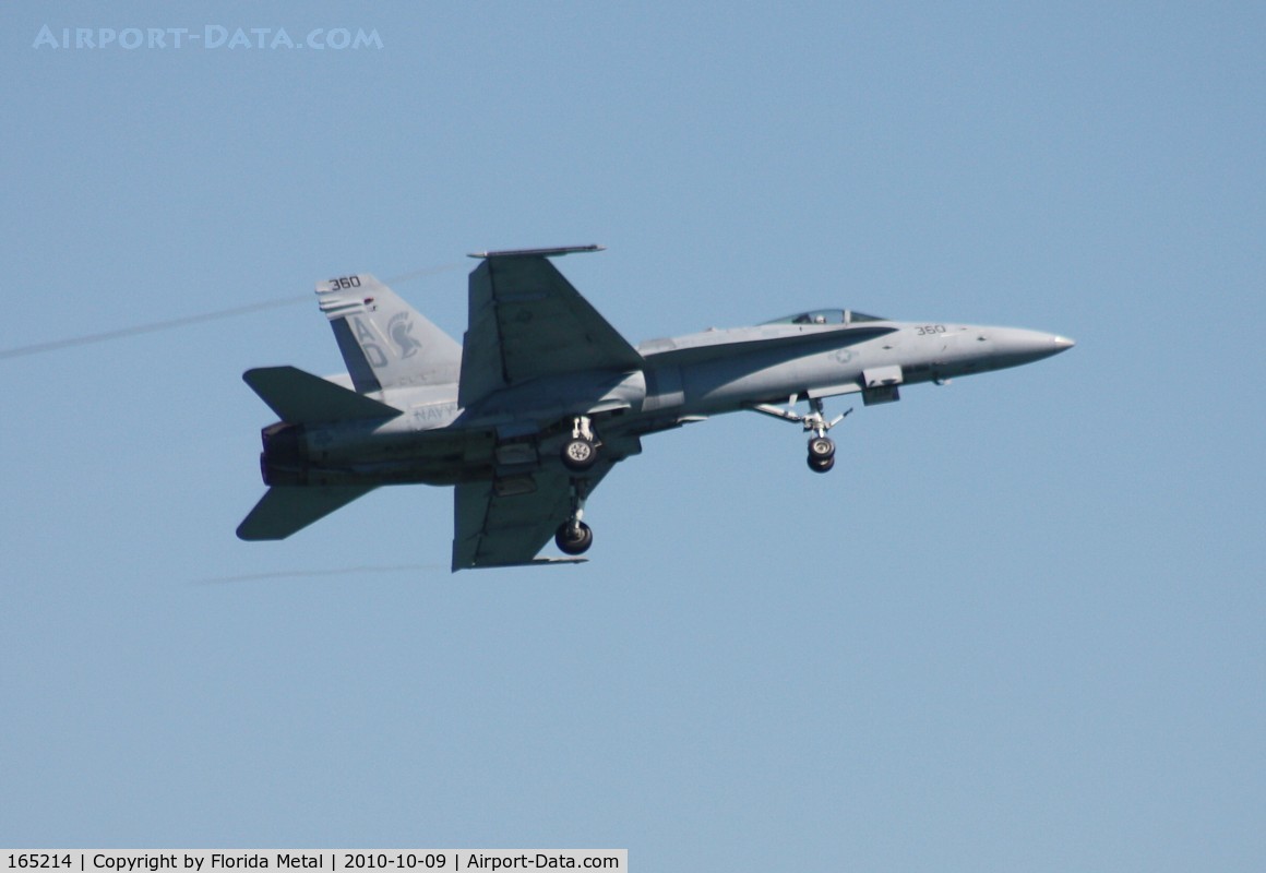 165214, McDonnell Douglas F/A-18C Hornet C/N 1394/C441, Daytona Beach 2010