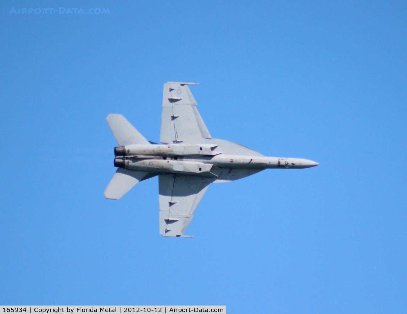 165934, Boeing F/A-18F Super Hornet C/N F080, Daytona Beach 2012
