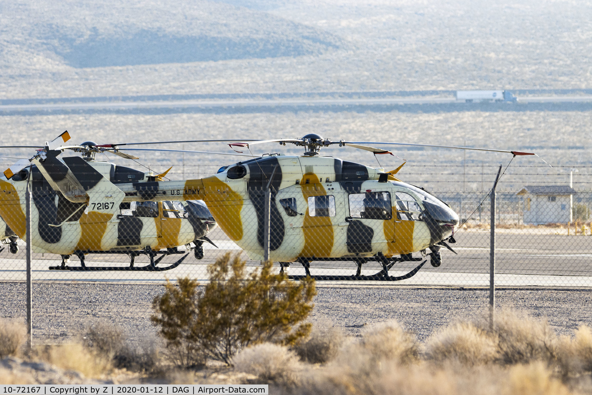 10-72167, Eurocopter UH-72 Lakota C/N 10-72167, UH-72 at Barstow/Daggett airport ADSB AE1FB6