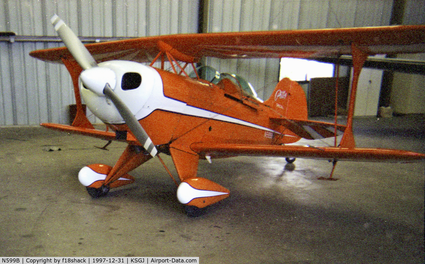 N599B, 1974 Pitts S-1S Special C/N 7-0002, Parked at St. Augustine 1997