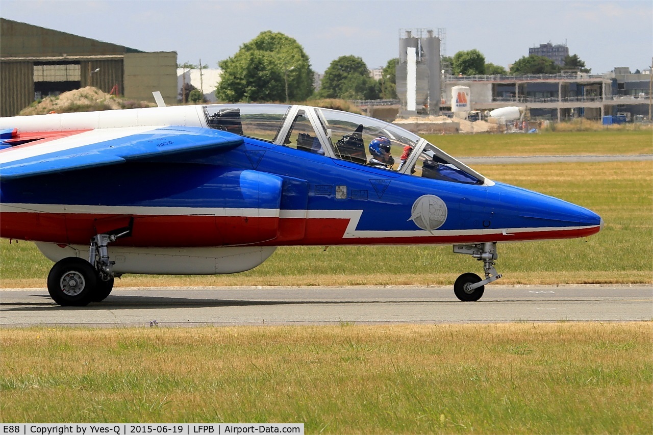 E88, Dassault-Dornier Alpha Jet E C/N E88, Dassault-Dornier Alpha Jet E (F-TELL), Athos 03 of Patrouille De France 2015, Paris-Le Bourget (LFPB-LBG) Air Show 2015