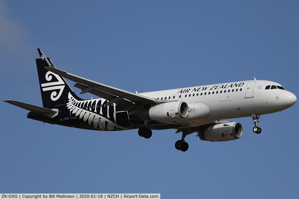 ZK-OXG, 2015 Airbus A320-232 C/N 6460, in from AKL