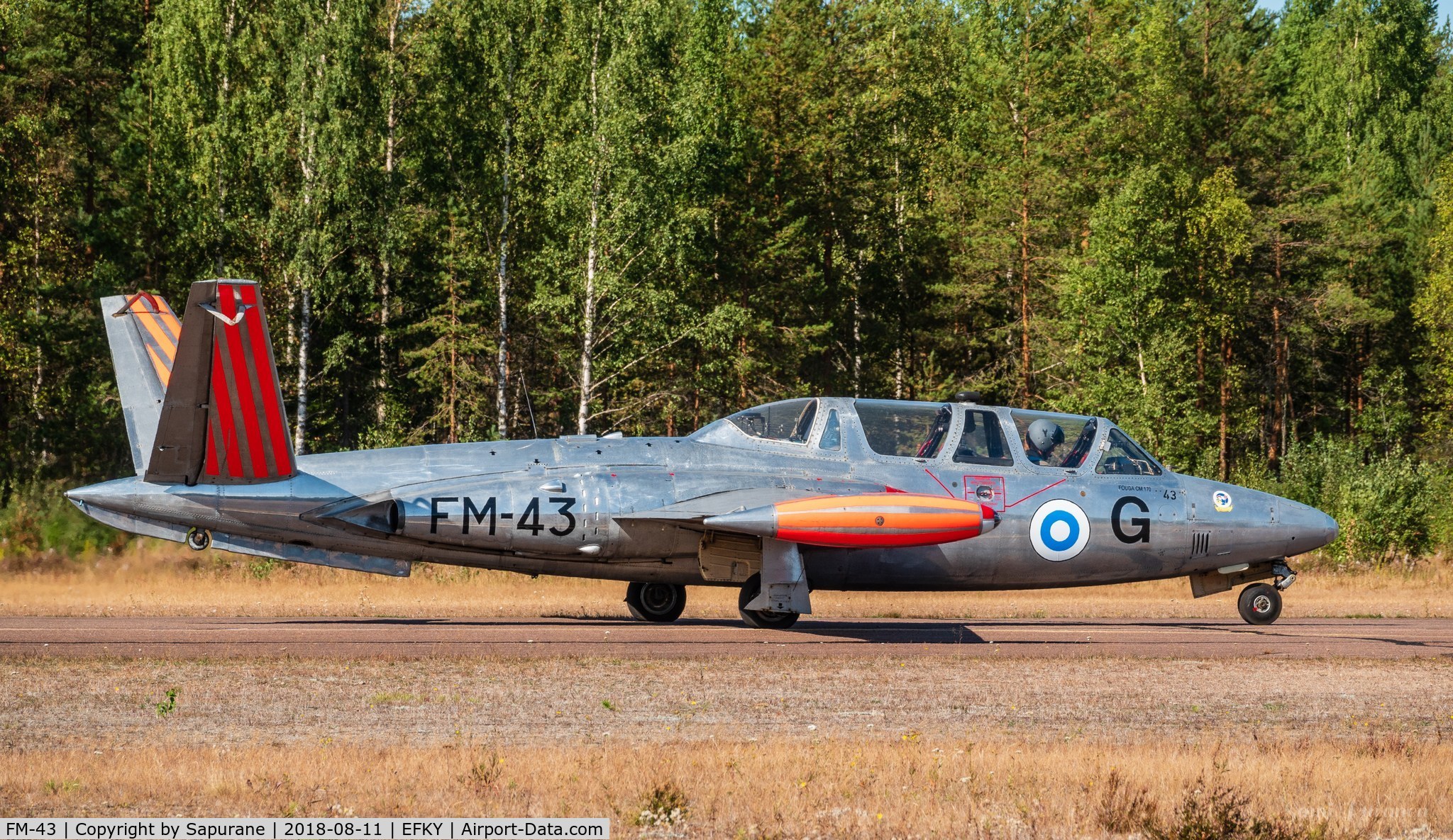 FM-43, Fouga (Valmet) CM-170R Magister C/N FM-43, Fouga CM 170 Magister FM-43