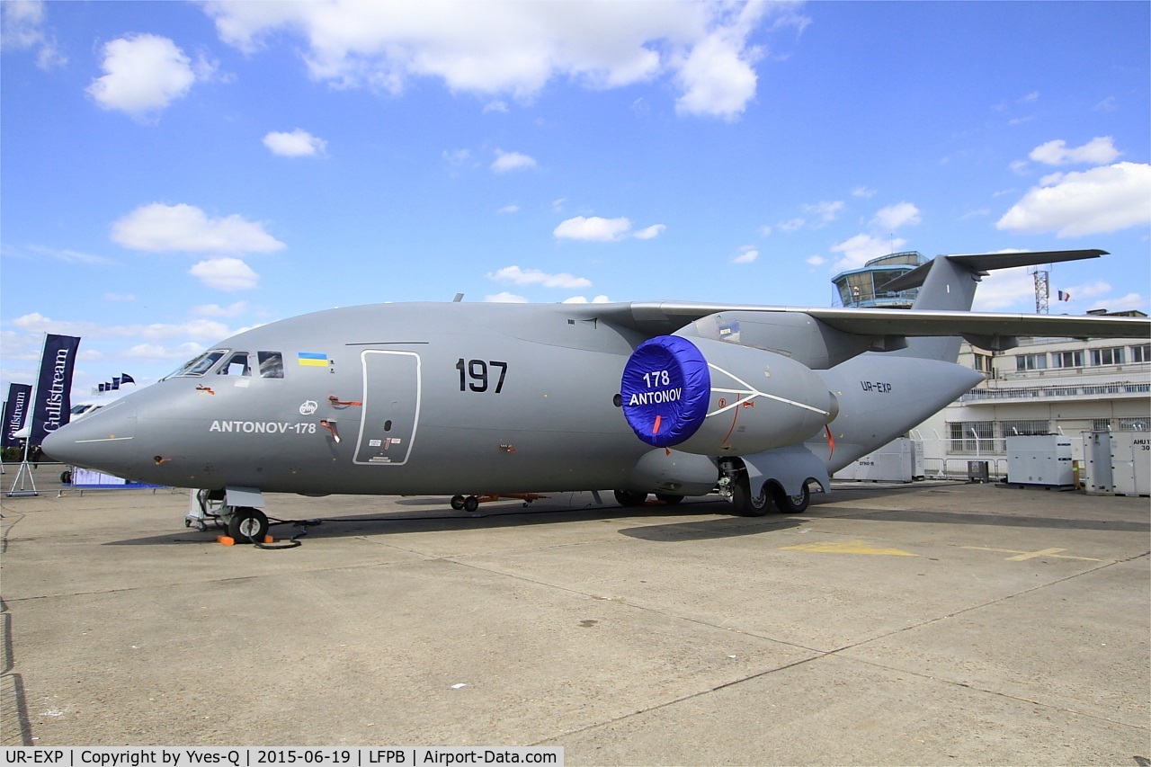 UR-EXP, 2015 Antonov An-178 C/N 178/01-01, Antonov An-178, Static display, Paris-Le Bourget (LFPB-LBG) Air show 2015