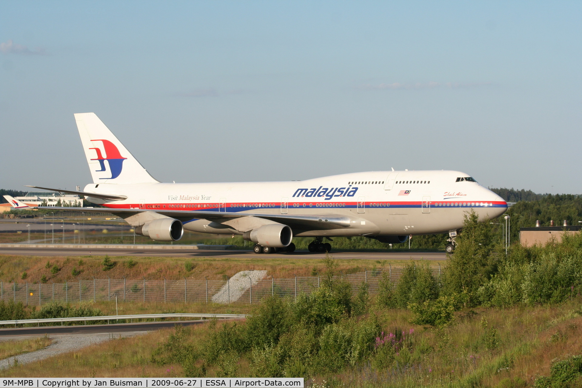 9M-MPB, 1993 Boeing 747-4H6 C/N 25699/965, Malaysia Airways