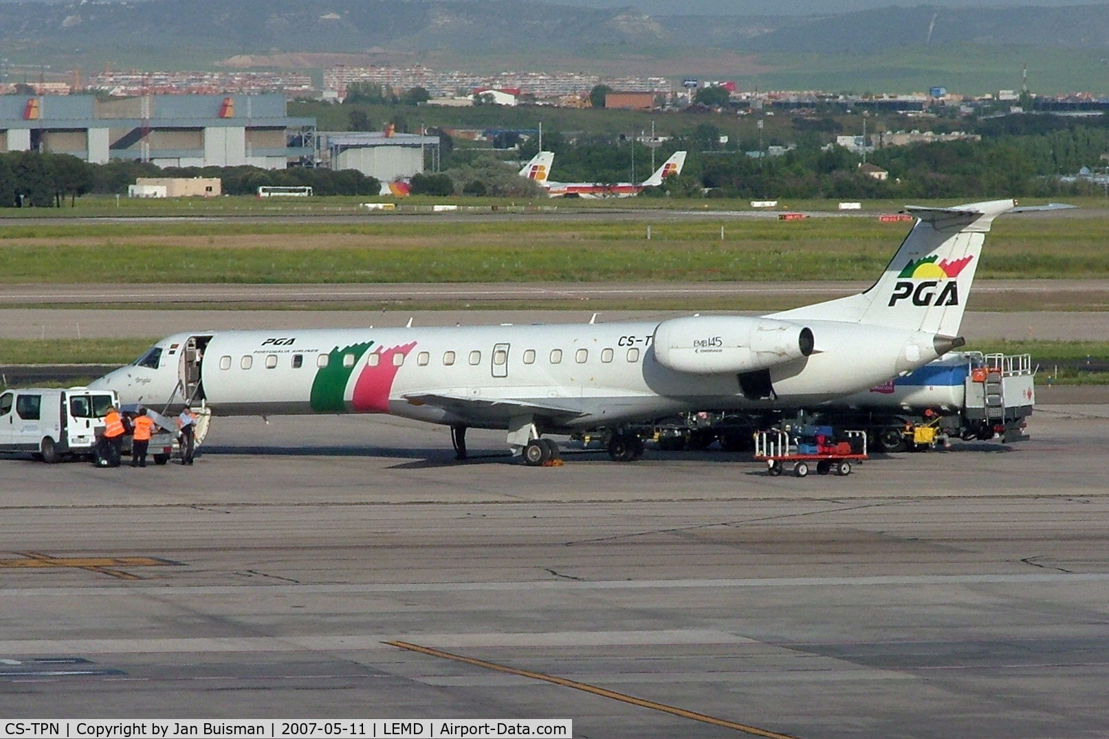 CS-TPN, 1998 Embraer EMB-145EP (ERJ-145EP) C/N 145099, Portugalia