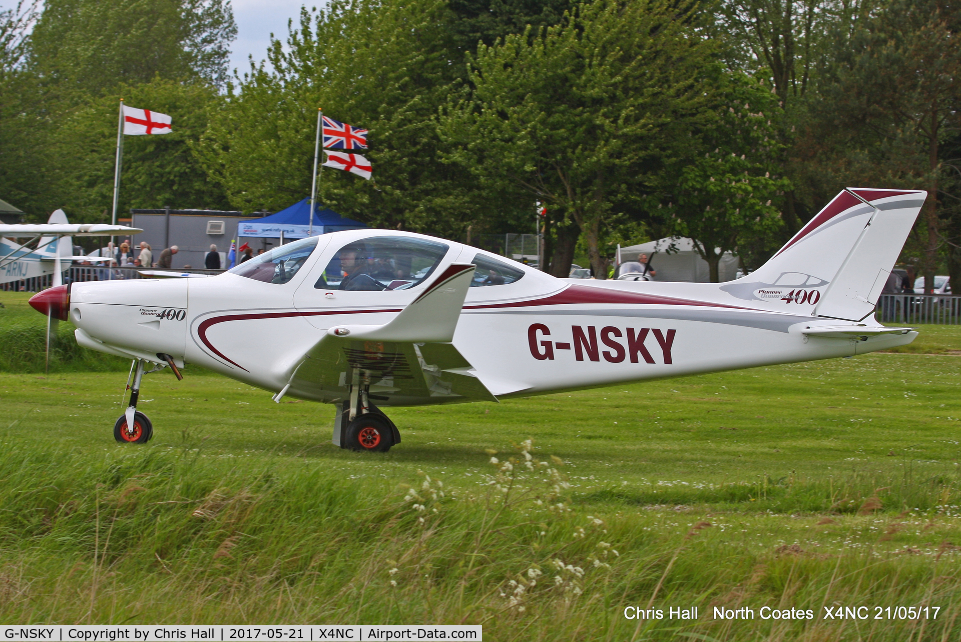 G-NSKY, 2016 Alpi Aviation Pioneer 400 C/N LAA 364-15236, North Coates Summer fly in